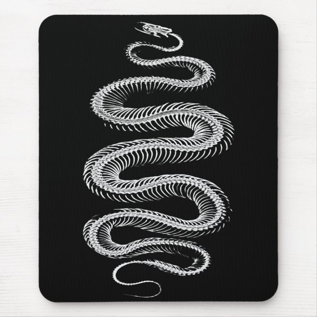 Tapis De Souris Squelette de serpent coulissant (Devant)