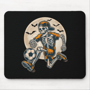 Tapis De Souris Squelette Drôle de Football Hommes Garçons Enfants