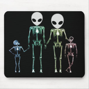 tapis de souris squelette xray cool
