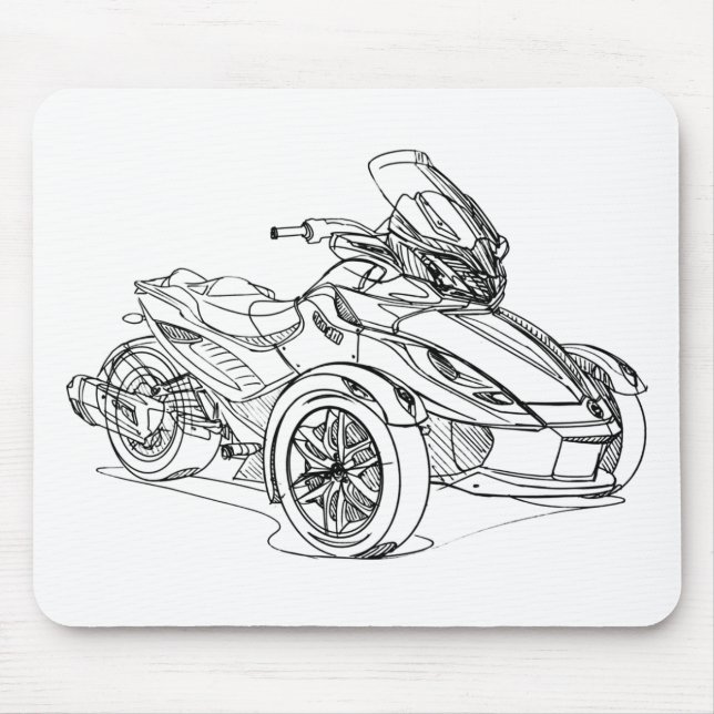Tapis De Souris St 2013 de CanAm Spyder (Devant)