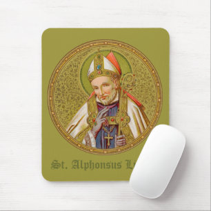 Tapis De Souris St. Alphonsus Liguori (SNV 02) (Round)