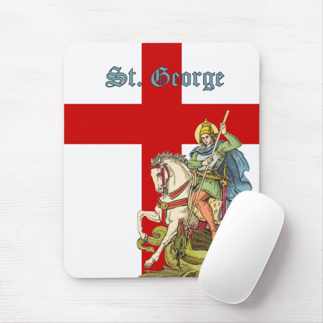 Tapis De Souris St. George sur le cheval (BS 01) (Avec souris)