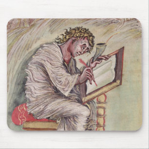 Tapis De Souris St Matthew, des évangiles d'Ebbo