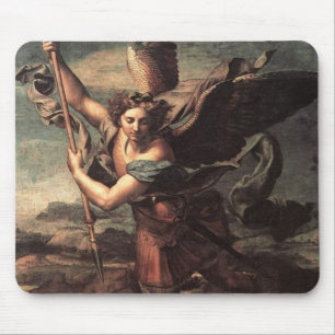 Tapis De Souris St Micheal et le diable