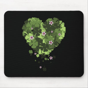 Tapis De Souris St. Patrick's Clover Heart