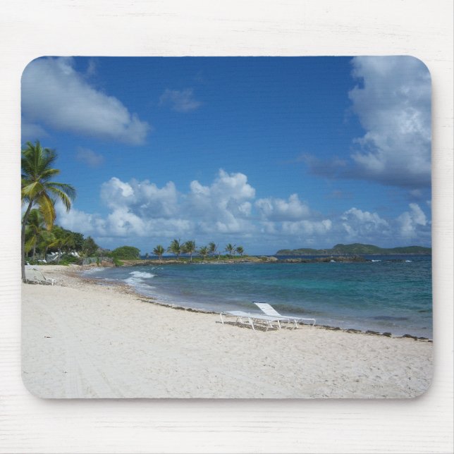 Tapis De Souris St Thomas 1 - Plage de saphir, (Devant)