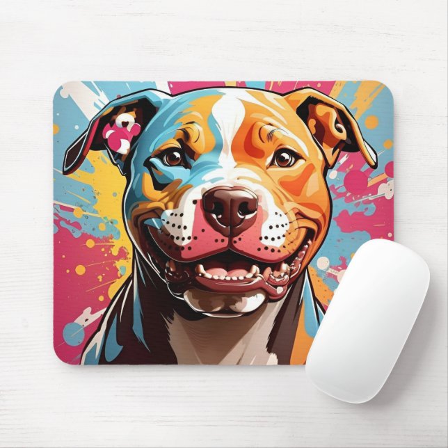 Tapis De Souris Staffordshire Birthday Fun (Avec souris)
