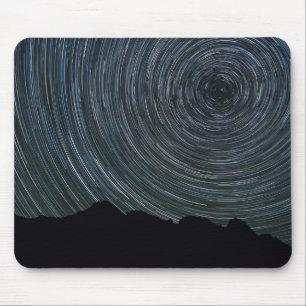 Tapis De Souris Star Trails Around Polaris   Col d'Ingall