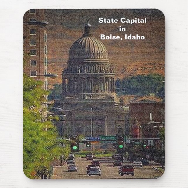 Tapis De Souris State Capital in Boise, Idaho (Devant)