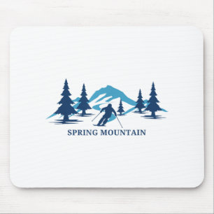 Tapis De Souris Station de ski de Spring Mountain Pennsylvania Ski