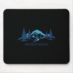 Tapis De Souris Station de ski Mission Ridge Washington Skieur Ski