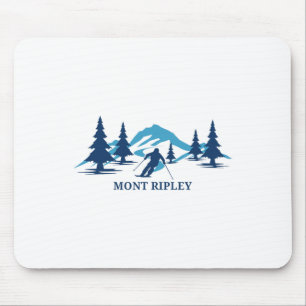 Tapis De Souris Station de ski Mont Ripley Michigan Skieur Ski