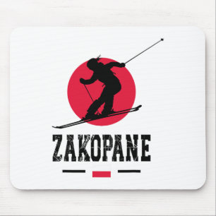 Tapis De Souris Station de ski Zakopane Pologne Tatra Ski polonais