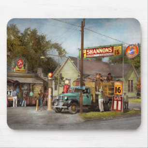 Tapis De Souris Station-service - supercarburants Shannon 1939