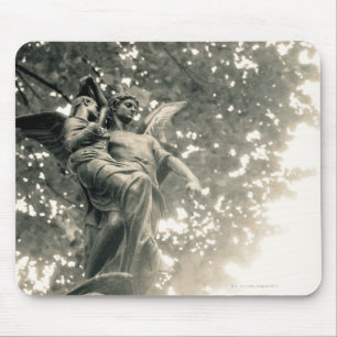 Tapis De Souris Statue de saint Michel, cimetière de Pere Lachaise