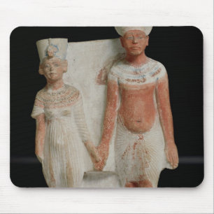 Tapis De Souris Statuette d'Amenophis IV et de Nefertiti