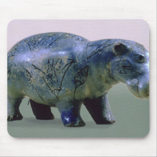 Tapis De Souris Statuette d'un hippopotame