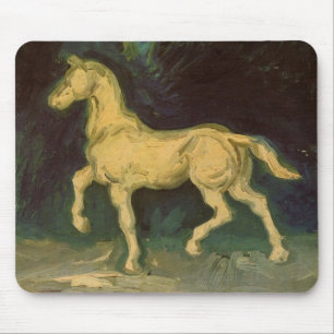 Tapis De Souris Statuette en plâtre d'un cheval par Vincent van Go
