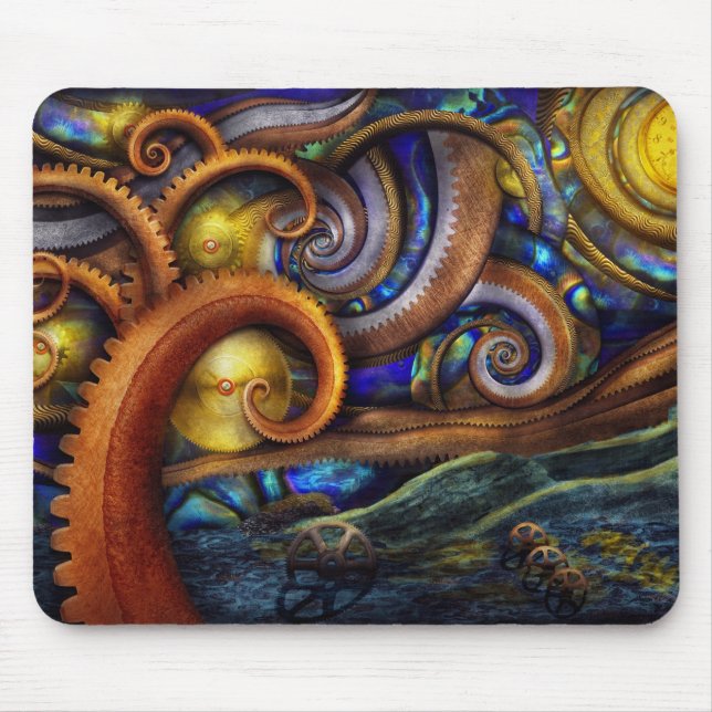 Tapis De Souris Steampunk - nuit étoilée (Devant)