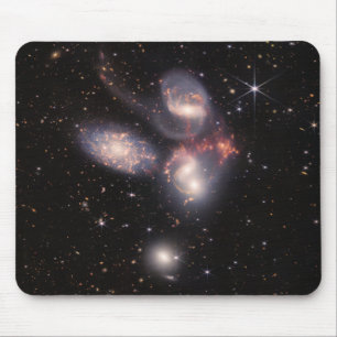 Tapis De Souris Stephan's Quintet 5 Galaxies en Deep Field  