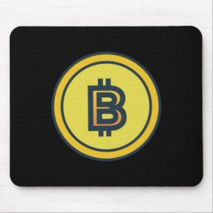 Tapis De Souris Sticker design en cristal Bitcoin
