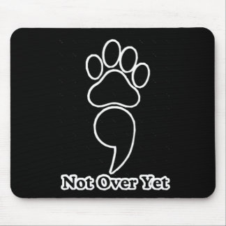 Tapis De Souris Sticker Empreinte de patte pas encore terminé