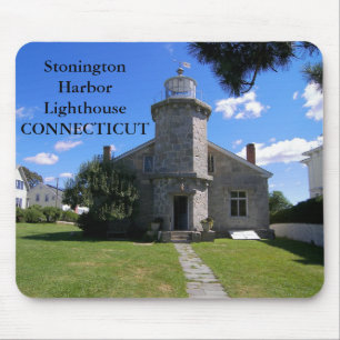 Tapis De Souris Stonington Harbor Lighthouse, Connecticut Mousepad