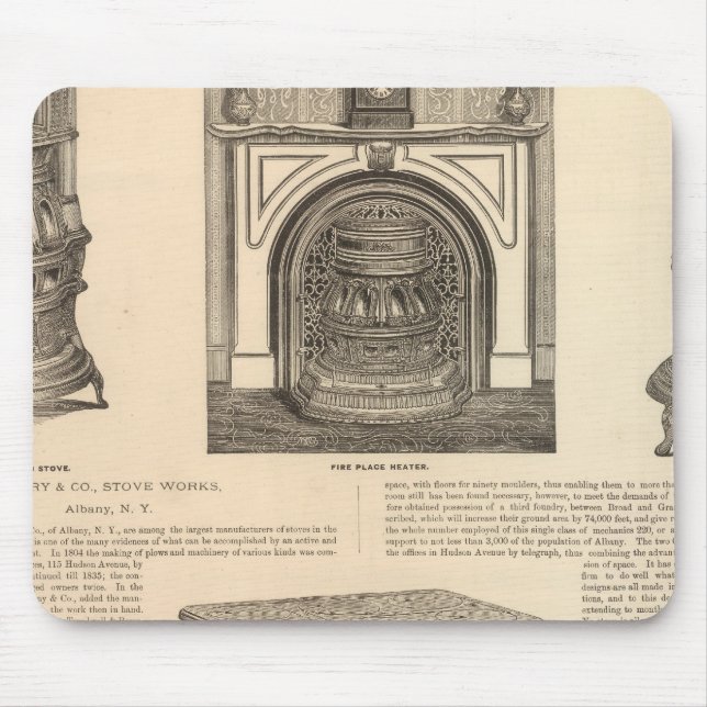 Tapis De Souris Stove Works, Albany, New York (Devant)