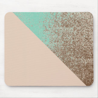 Tapis De Souris Style d'éclaboussure de pêche et de menthe d'amant