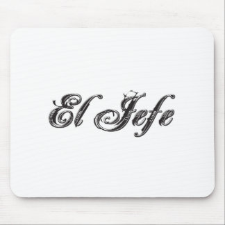 Tapis De Souris Style d'Estilo de logo d'EL Jefe