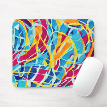Style rétro moderne Cute coloré abstrait Classic