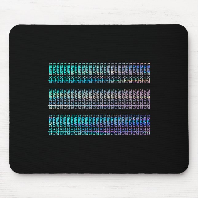 Tapis De Souris Subtil 67 Six Seven Brainrot _2  (Devant)