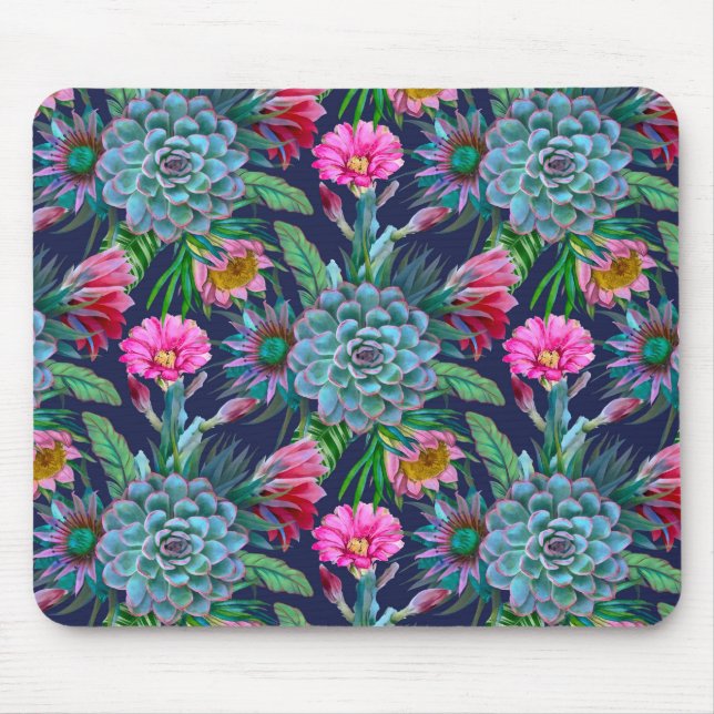 Tapis De Souris Succulent jardin tropical (Devant)