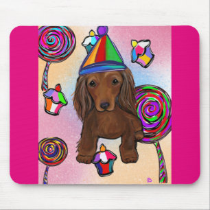 Tapis De Souris Sucettes Red Doxie