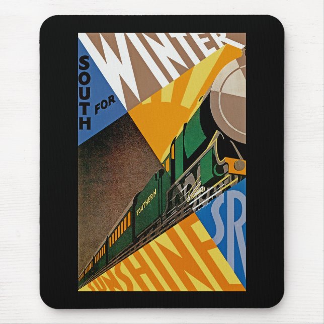 Tapis De Souris Sud Pour Le Soleil D'Hiver (Devant)