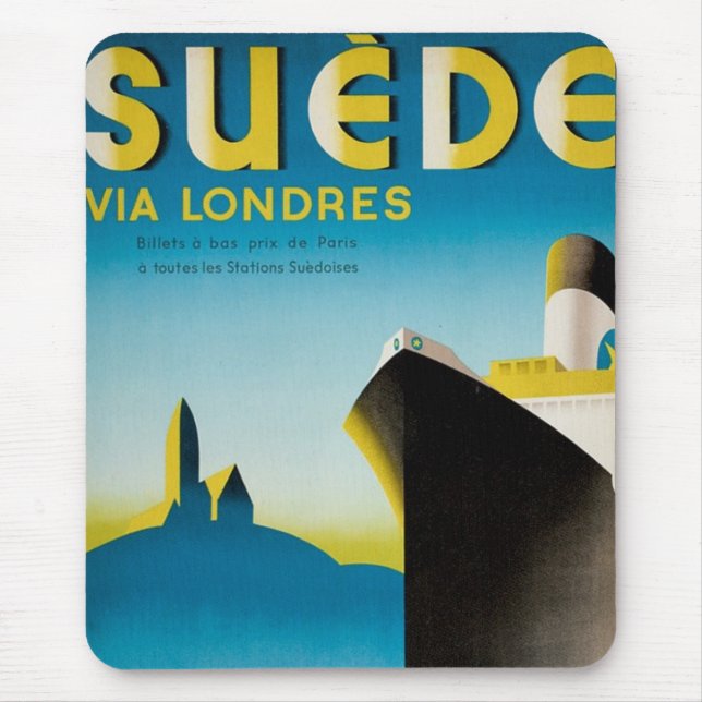 Tapis De Souris Suede via Londres (Devant)