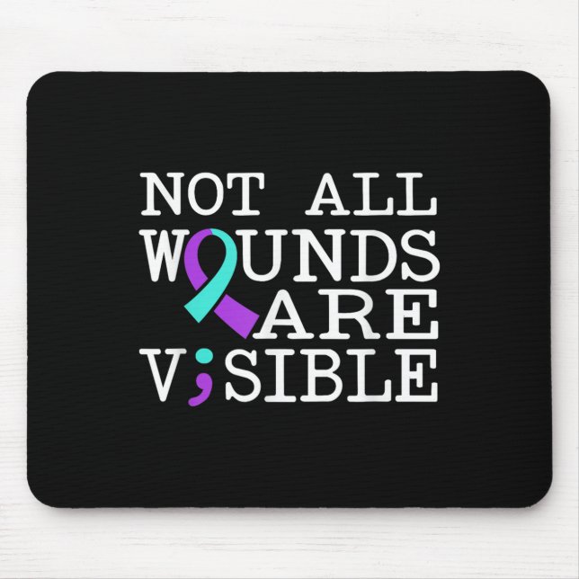 Tapis De Souris Suicide Awareness Suicide Prevention Suprt Survivo (Devant)