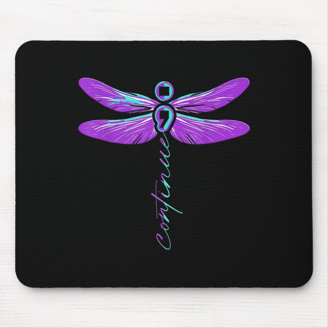 Tapis De Souris Suicide Awareness Suicide Prevention Suprt Survivo (Devant)