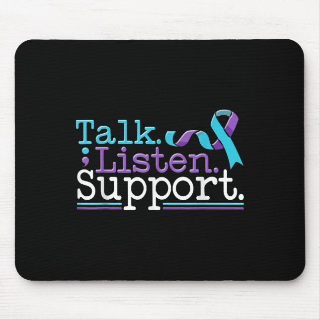 Tapis De Souris Suicide Awareness Suicide Prevention Suprt Survivo (Devant)