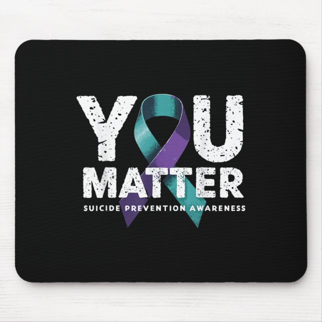 Tapis De Souris Suicides Prevention Shirts Suicide Awareness  (Devant)