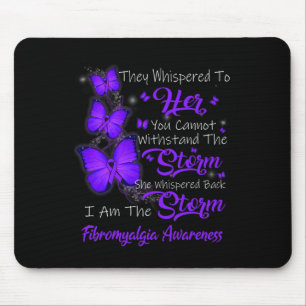 Tapis De Souris Suis La Conscience De La Tempête De La Fibromyalgi