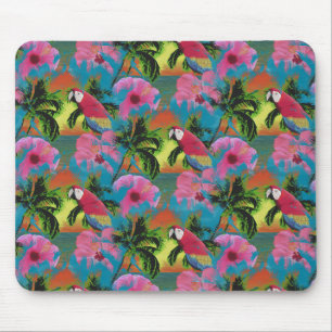 Tapis De Souris Summer Tropical Sunset Beach