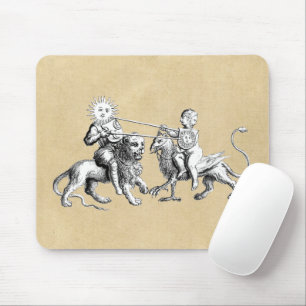 Tapis De Souris Sun et lune - l'aurore Consurgens