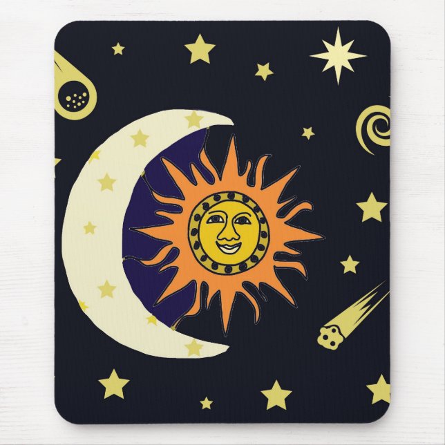 Tapis De Souris Sun Moon et Stars (Devant)