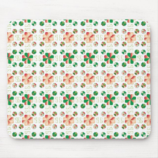 Tapis De Souris SUN traditionnel letton motif géométrique X (Devant)
