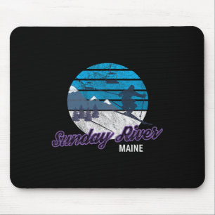 Tapis De Souris Sunday River Newry Maine Nouvelle-Angleterre Usa S