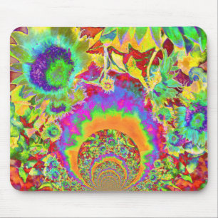 Tapis De Souris Sunflower Fields Forever - orange