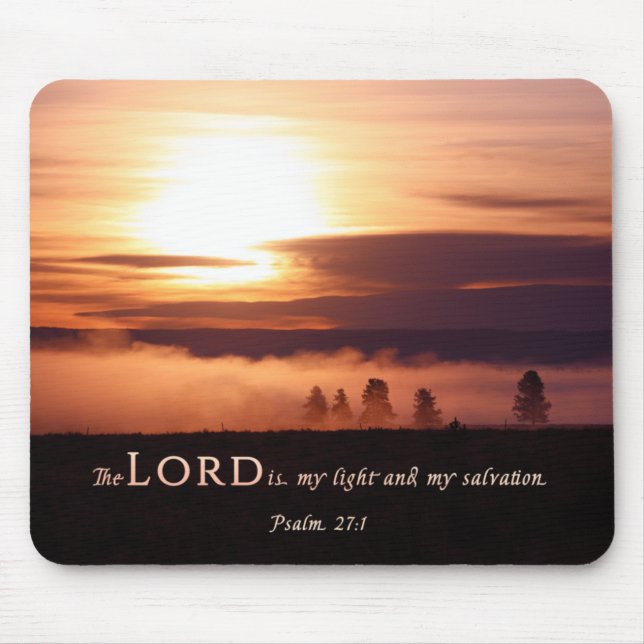 Tapis De Souris Sunrise Christian Mousepad (Devant)