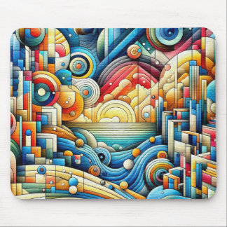 Tapis De Souris Sunrise City 