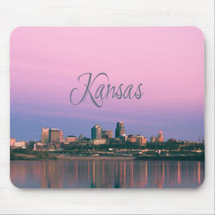 Tapis De Souris Sunset de la ligne Sky de Kansas City